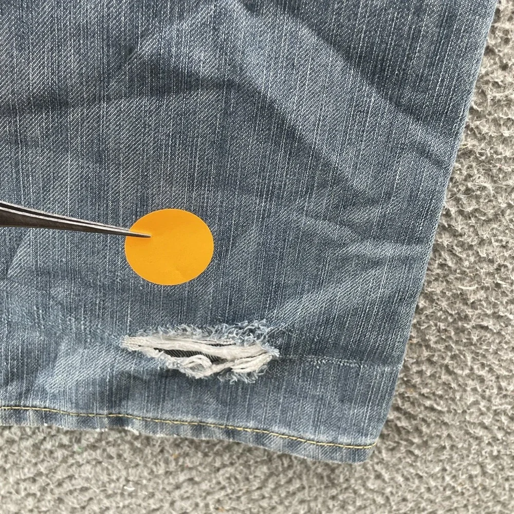 Levi's 527 Jeans Mens 36x30* Low Bootcut Whisker Denim Pants Western Flip Pocket